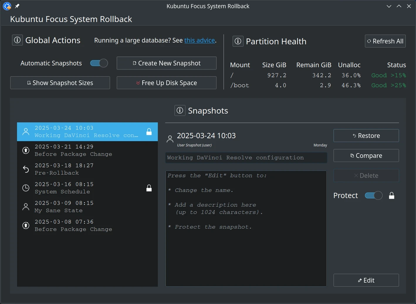 System Rollback System Rollback